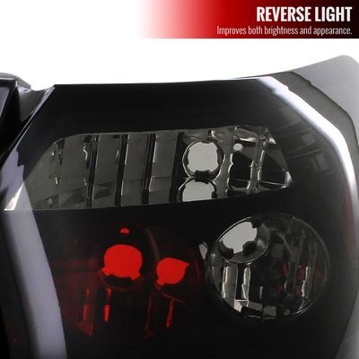 2006-2011 Honda Civic Coupe Tail Lights Glossy Black Housing/Smoke Lens