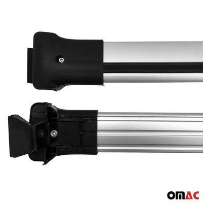 1997-2003 BMW 5 Series E39 Roof Rack Cross Bars Silver