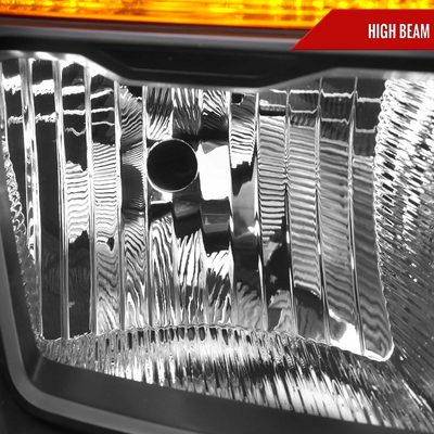 For Ford F-150 2021-2023 Factory Style Headlight Matte Black Housing Clear Lens Passenger Side Only