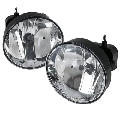 2002-2009 GMC Envoy 12V/27W Fog Lights Chrome Housing/Clear Lens