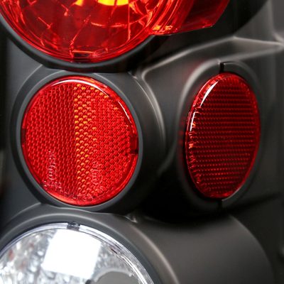 2003-2006 Ford Expedition Tail Lights Matte Black Housing/Clear Lens