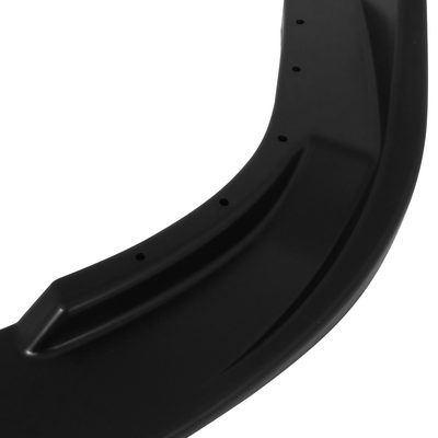 Universal Matte Black Polypropylene Front Bumper Lip Spoiler Splitters