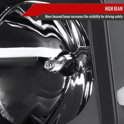 2007-2013 Toyota Tundra/ 2008-2017 Sequoia LED C-Bar Projector Headlights Black