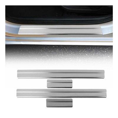 2018-2024 Nissan Kicks Door Sill Scuff Plate Scratch Protector Stainless Steel 4x