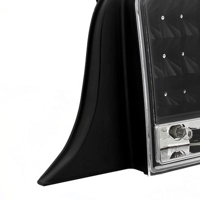 2005-2009 Ford Mustang Sequential LED Tail Lights Matte Black/Clear Lens