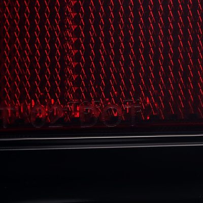 2007-2009 Dodge RAM LED Tail Lights Glossy Black housing/Smoke Lens