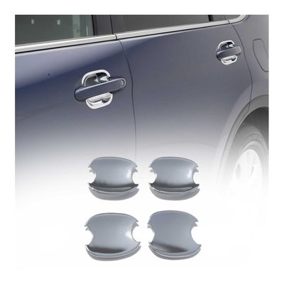 2012-2016 Honda CR-V Car Door Handle Bowl Cover Protector Silver Chrome 4Pcs