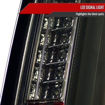 2003-2007 Cadillac CTS LED Tail Lights Chrome Housing/Smoke Lens