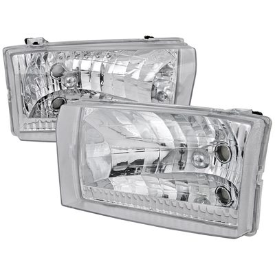 1999-2004 Ford F-250/350/450/550/Excursion Factory Headlights Chrome/Clear