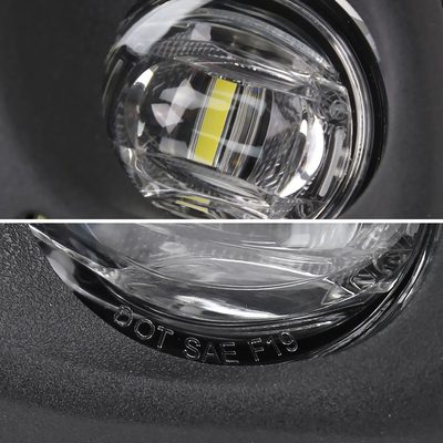 2020-2021 Toyota C-HR LED Fog Light Kit Chrome Housing/Clear Lens