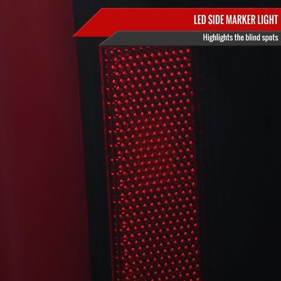 2007-2014 Chevy Tahoe/Suburban/Yukon/Denali LED Signal Tail Lights Black