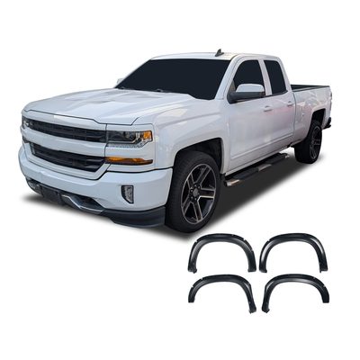 Fits 2019-2024 Chevy Silverado 1500, 5'8" ,6'6" ,8' Bed (BLK-FOESI19)