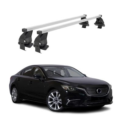 2014-2017 Mazda 6 Roof Rack Cross Bars Silver