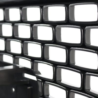 2014-2015 GMC Sierra 1500 Glossy Black ABS Denali Style Square Mesh Grille