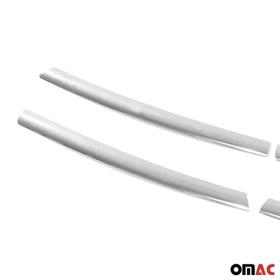 2011-2014 VW Jetta A6 Front Bumper Grill Trim Molding Stainless Steel Silver 4 Pcs