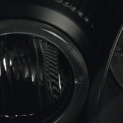 2000-2005 Mitsubishi Eclipse Dual Halo Projector Headlights Black/Smoke Lens