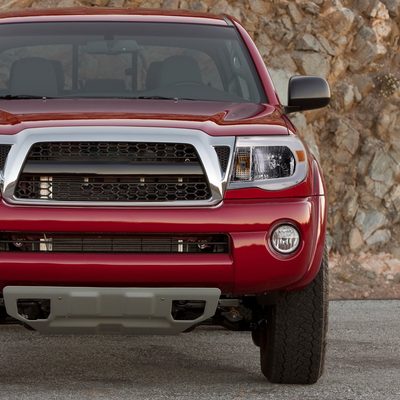 2005-2011 Toyota Tacoma LED Bar Factory Style Headlights Chrome/Clear Lens