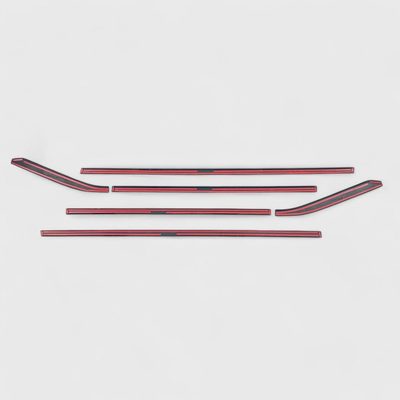 2020-2025 Nissan Sentra Window Trim Set Gloss Black 6Pcs ABS Plastic