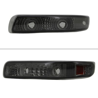 1999-2002 Chevy Silverado/ 2000-2006 Tahoe Suburgan Bumper Lights Chrome/Smoke