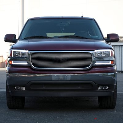 1999-2006 GMC Sierra/Yukon/Yukon XL Headlights&Signal Bumper Lights Chrome