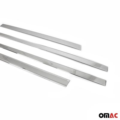 2017-2022 Kia Sportage Side Door Molding Trim Skirt Garnish Stainless Steel Silver 4Pcs