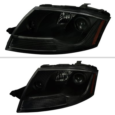1999-2006 Audi TT LED Bar Projector Headlights Black Housing/Smoke Lens
