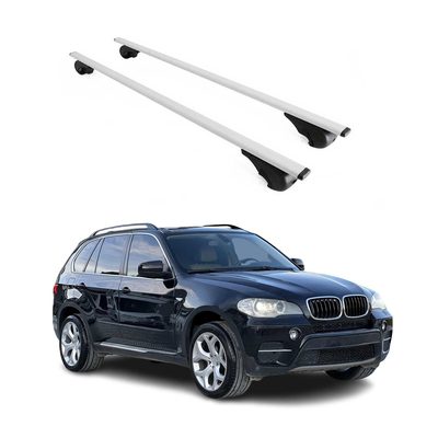 2007-2013 BMW X5 E70 Roof Rack Cross Bars Silver
