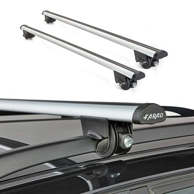 2010-2014 VW Golf Mk6 Wagon Roof Rack Cross Bars Silver