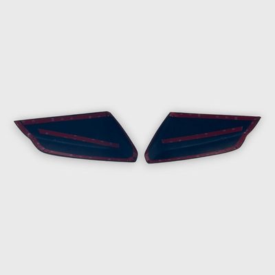 2016-2025 Chevrolet Malibu Mirror Cover Caps Gloss Black 2Pcs ABS Plastic
