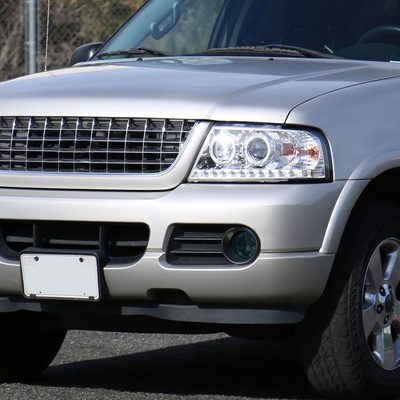 2002-2005 Ford Explorer H10 Fog Lights Chrome Housing/Smoke Lens