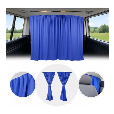 54" x 71" Cab Divider Van Cabin Curtain Campervan Kit Dark Blue