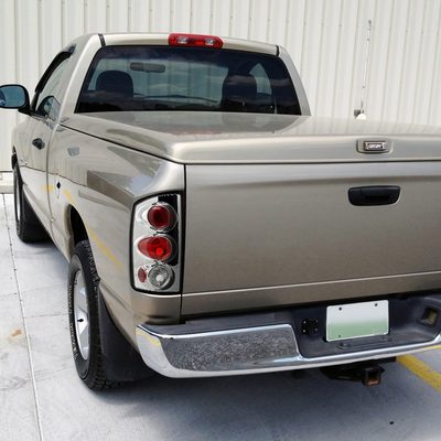 2002-2006 Dodge RAM Tail Lights Chrome Housing/Clear Lens