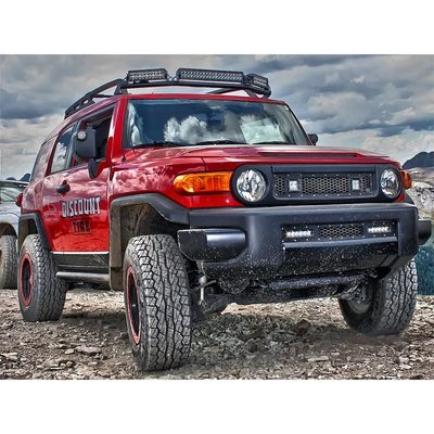Montajes Montaje para 1 barra de 20" y 2 de 10" de E-Series Toyota Fj Cruiser 05-14