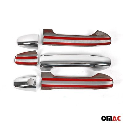 Car Door Handle Cover for Mercedes Sprinter W907 2019-2026 S.Steel Chome 6 Pcs