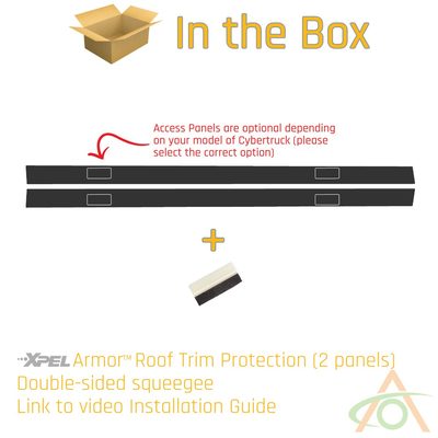 Xpel Armor Roof Trim Protection for Cybertruck