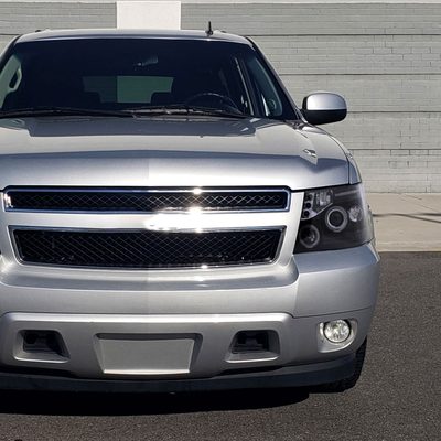 2007-2013 Chevy Avalanche/ 07-2014 Tahoe Suburban Dual Halo Headlights Smoke
