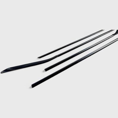 2020-2025 Nissan Sentra Window Trim Set Gloss Black 6Pcs ABS Plastic