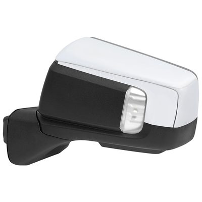 2019-2024 Chevy Silverado 1500 Chrome Manual Fold & Heated Side Mirror Driver