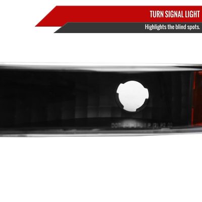 1999-2006 GMC Sierra/ 2000-2006 Yukon/XL Factory Bumper Lights Matt Black