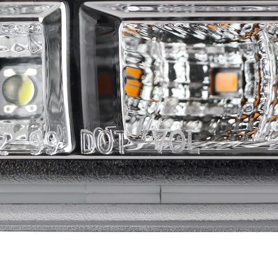 1999-2007 GMC Sierra/Yukon/Yukon XL Bumper Lights Turn Signal Lights Chrome