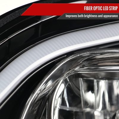 2006-2008 Mercedes W164 ML Class LED Bar Headlights Signal Lights Jet Black