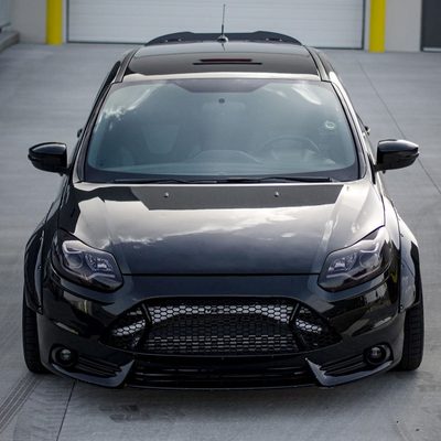 2012-2014 Ford Focus Projector Headlights LED Light & Turn Signal Lights Black