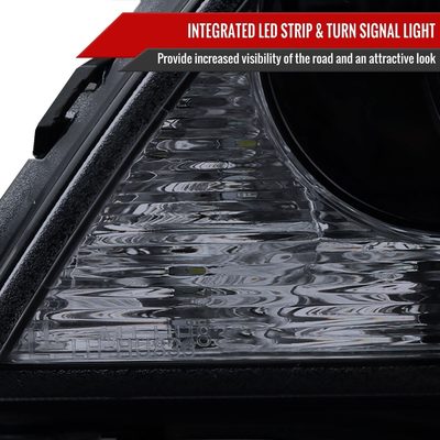 2001-2005 Lexus IS300 Projector Headlights LED Light & LED Signal Lights Smoke