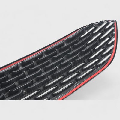 2020-2022 Ford Escape Grille Overlay Gloss Black 1Pcs ABS Plastic