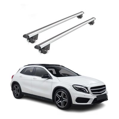 2015-2019 Mercedes GLA Class X156 Roof Rack Cross Bars Silver