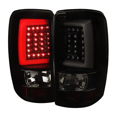 2000-2006 Chevy Suburban/Tahoe/Yukon/XL LED Tail Lights Glossy Black/Smoke