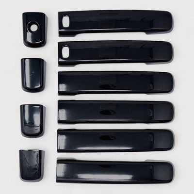 2005-2025 Nissan Frontier Door Handle Cover 4DR ABS Plastic Gloss Black 10 Pcs