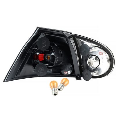 2006-2009 VW Golf GTI Mk5/Rabbit/R32 Tail Lights Matte Black/Clear Lens