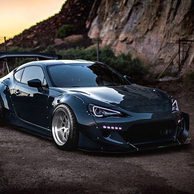 2012-2017 Toyota 86/ Scion FRS LED Bar Headlights LED Signal Lights Black
