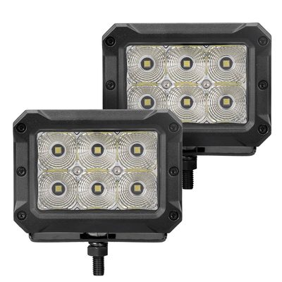 Par de Faros Rectangulares de 6 leds GR Bright Series Flood